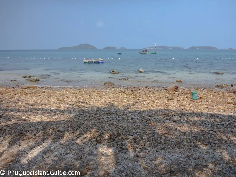 bai cay mam beach on nam du island