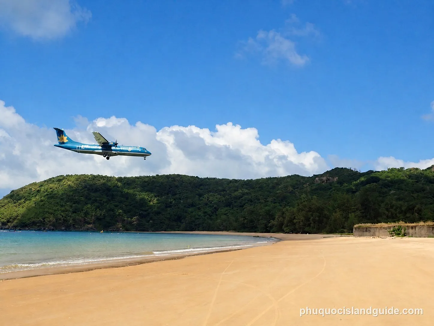Con Dao Island by plane