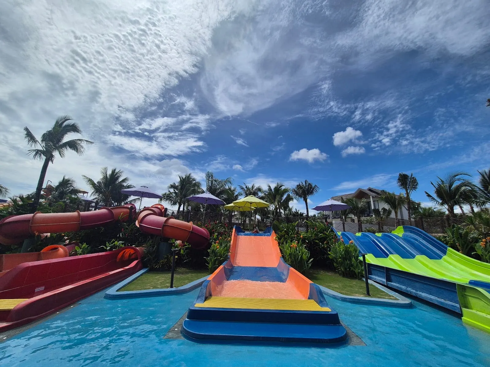Water slides at New World Phu Quoc Resort