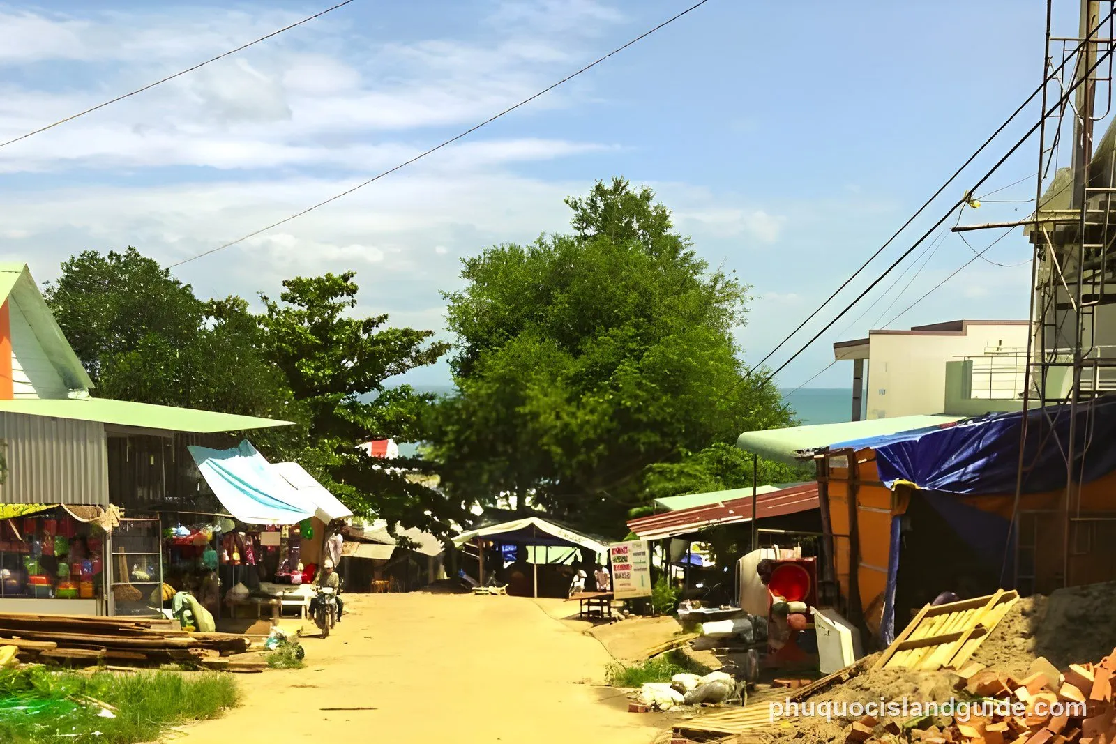 Fishing village at Ganh Dau on the north-west coast of Phu Quoc
