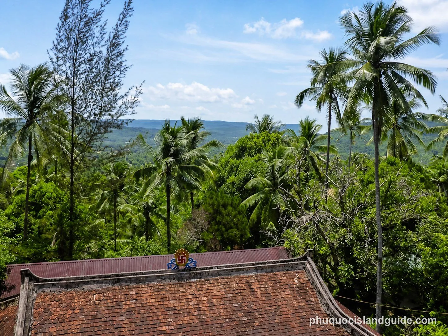 view of su muong pagoda phu quoc
