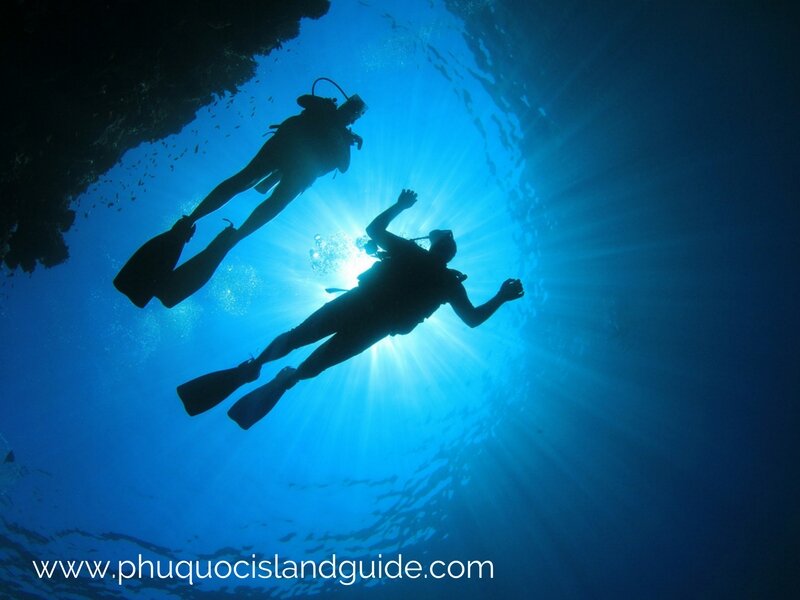 scuba diving on phu quoc island